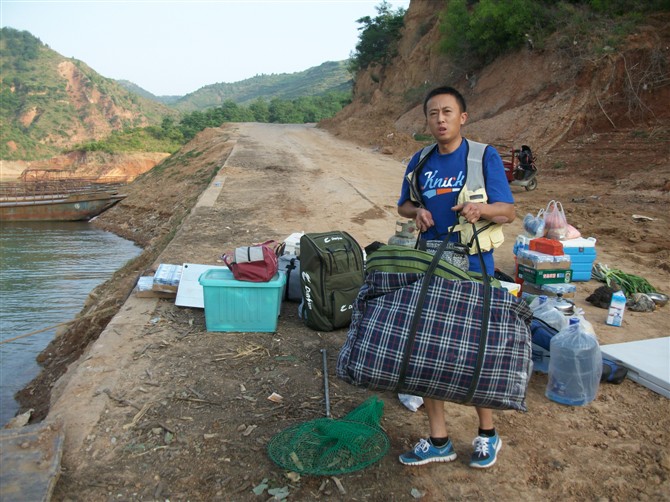 故县水库八日行哪里是钓鱼简直是享受生活